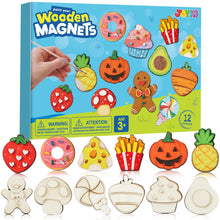 Wooden Magnet Painting Craft Kit for Kids Decorate Your Own Art