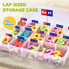 Foam Magnetic Alphabet Letters with Double Sided Board for Kids Learning