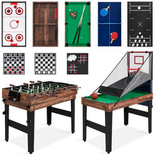 Combo Game Table Set with Ping Pong Foosball Air Hockey Chess Checkers
