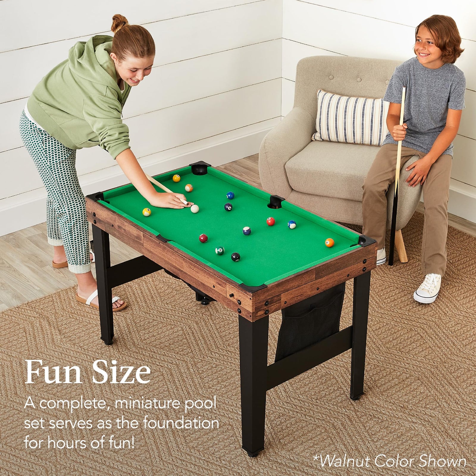 Combo Game Table Set with Ping Pong Foosball Air Hockey Chess Checkers