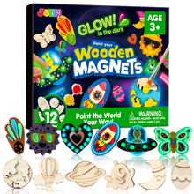 Wooden Magnet Painting Craft Kit for Kids Decorate Your Own Art